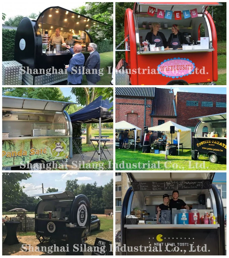 Hot Sale Hamburger Mobile Food Cart, Airstream Caravan Food Truck, Airstream Food Trailer