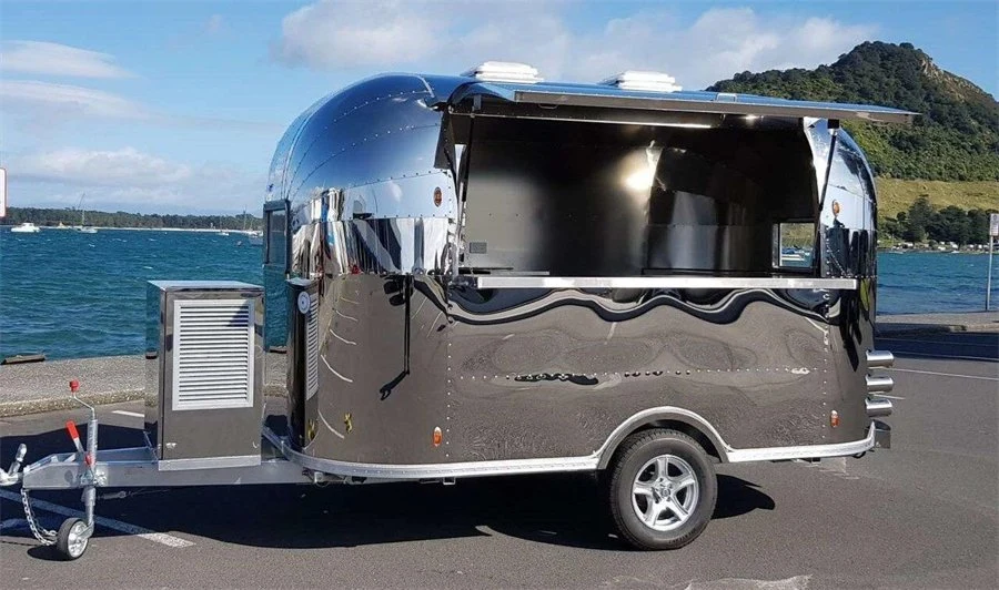Us Fashionable Airstream Food Trailer for 2 People