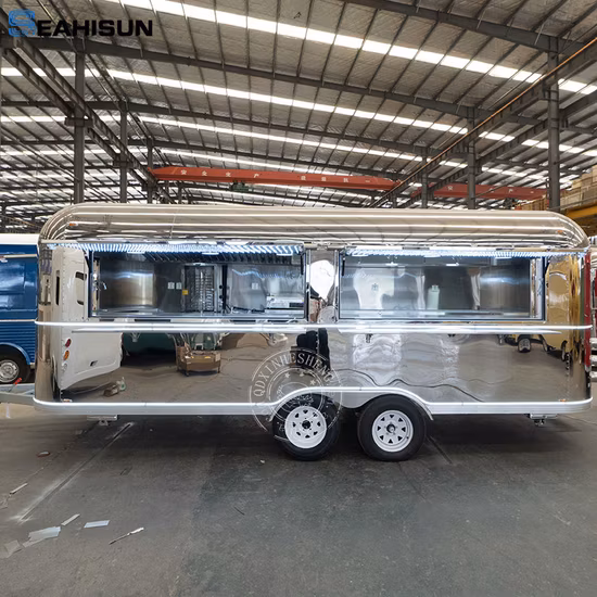 Airstream Vending Hot Dog Cart Mobile Food Van Food Trailer