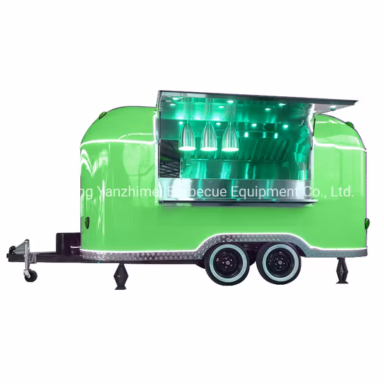 Hot Sale Hamburger Mobile Food Cart, Airstream Caravan Food Truck, Airstream Food Trailer